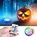 Submersible LED Lights Remote Controlled Vase Light, RGB Multicolor 10-LED Battery Operated Waterproof Pool Lights, 4-pack
