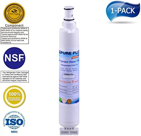 1-Pack Icepure Plus P RWF2000A Water Filter Compatible With Whirlpool 4396701, Kenmore 469915, WSW-3