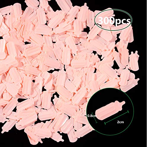 QILICHZ It's A GILR Baby Shower Confetti,3600pcs Mini Acrylic Table Confetti Table Scatter Decor Party Confetti Baby Shower Favors Decor for Baby Shower Birthday Wedding Party Table Decor