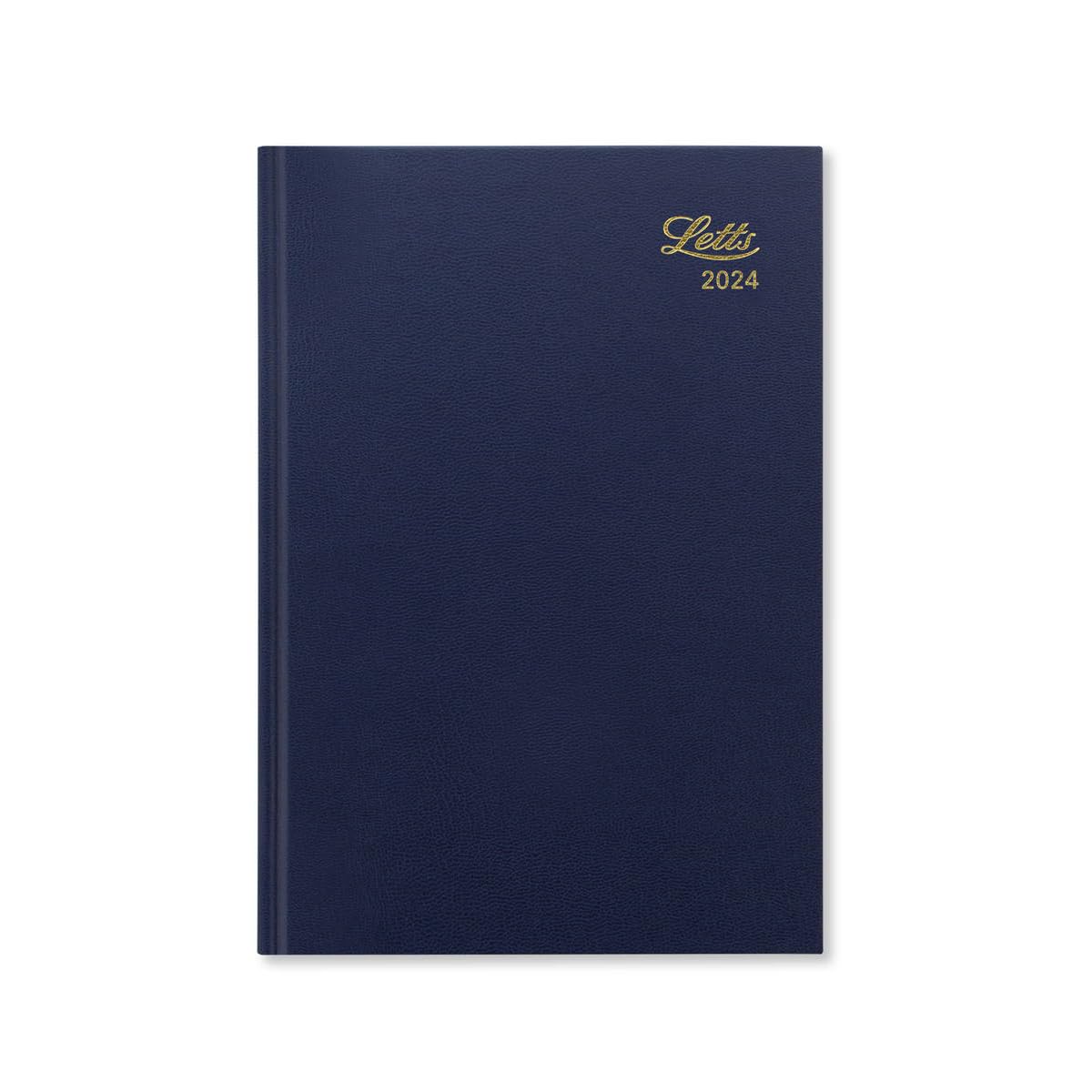 Letts Standard A5 week to view 2024 diary - blue