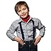Suspenders for Kids Boys and Baby - Premium 1 Inch Suspender Perfect for Tuxedo - Navy Blue (size 22