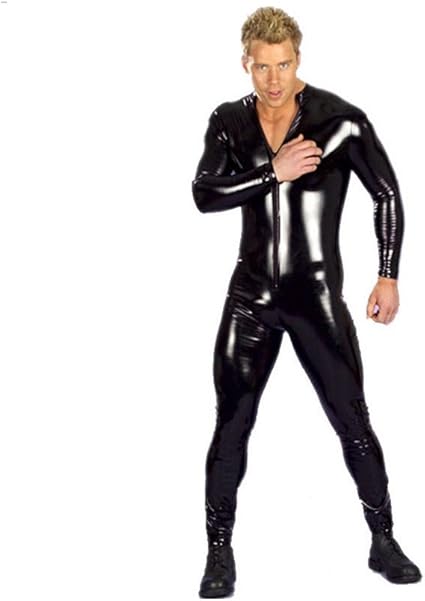 leather all in one jumpsuit