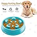 Slow Feeder Dog Bowl - Interactive Fun Slow Eating Bowl for Pets Health Bloat Stop Anti-Choking, Non-Toxic. Eco-Friendly Material (Large)