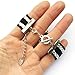 DOLON Infinity Love Horses Bracelet-Black with Silver