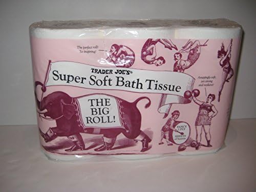 Amazon Com Trader Joe S Super Soft Bath Tissue 6 Double Rolls 2 Ply 350 Sheets Per Roll Home Kitchen