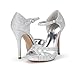 DREAM PAIRS SHOWGL/Claudia Women's Rhinestones Stiletto Heel Platform Pumps Shoes Lady