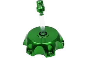 CNC Aluminum Gas Fuel Tank Cap Cover Compatible With CRF TTR KLX 110 50 70 90 125 140 150 160 190CC Dirt Pit Bike ATV Parts(G