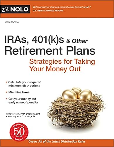 Amazon.com: Iras, 401(K)S & Other Retirement Plans: Strategies For Taking  Your Money Out Ebook : Slesnick,Twila, Suttle, John C.: Kindle Store Amazon.com: Iras, 401(K)S & Other Retirement Plans: Strategies For Taking  Your Money Out Ebook : Slesnick,Twila, Suttle, John C.: Kindle Store