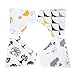 Baby Bandana Drool Bibs for Teething and Feeding, 4 pack Absorbent Cotton Modern Baby Gifts Set of Unisex Super-Stylish by Airbay