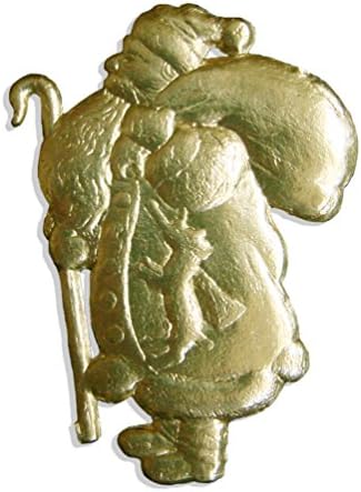 Walter Kunze Design 6-Piece Dresden Santa, Gold