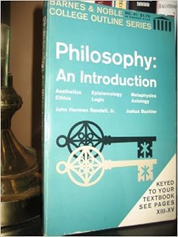 Philosophy An Introduction Barnes Noble College Outline Series