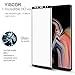 Galaxy Note 9 Screen Protector. YISCOR Bubble Free Case Friendly Tempered Glass for Samsung Galaxy Note 9 (HD Clear,Anti-Scratch)