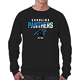 Team Fan Apparel Adult NFL Diagonal Fade Color Block Crewneck Sweatshirt - Officially Licensed - Tagless - Unisex Pullover