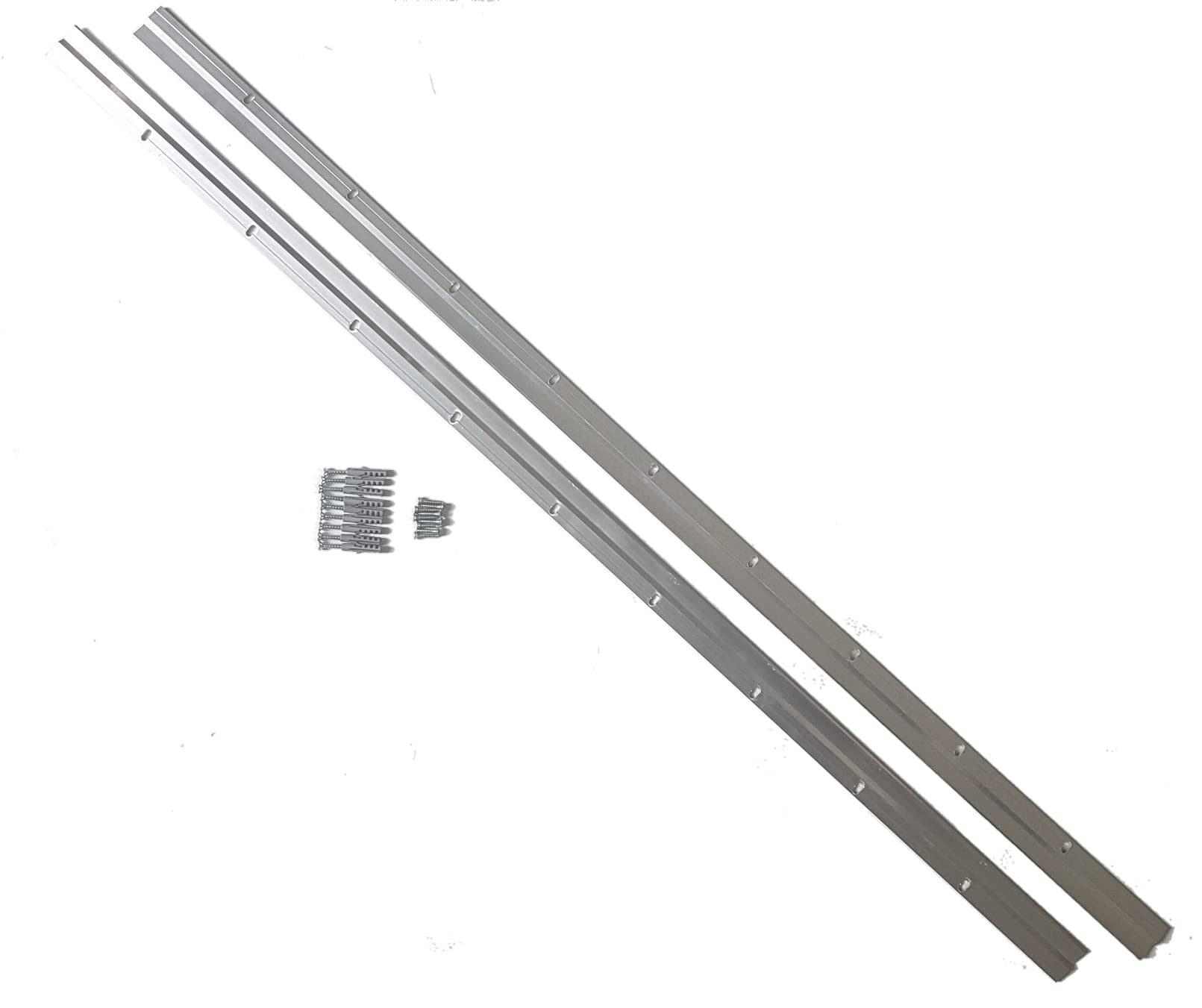 Heavy Duty Picture & Mirror Hanger Z Bar/French Cleat - Floating Hanging System + Fittings - 1 metre…