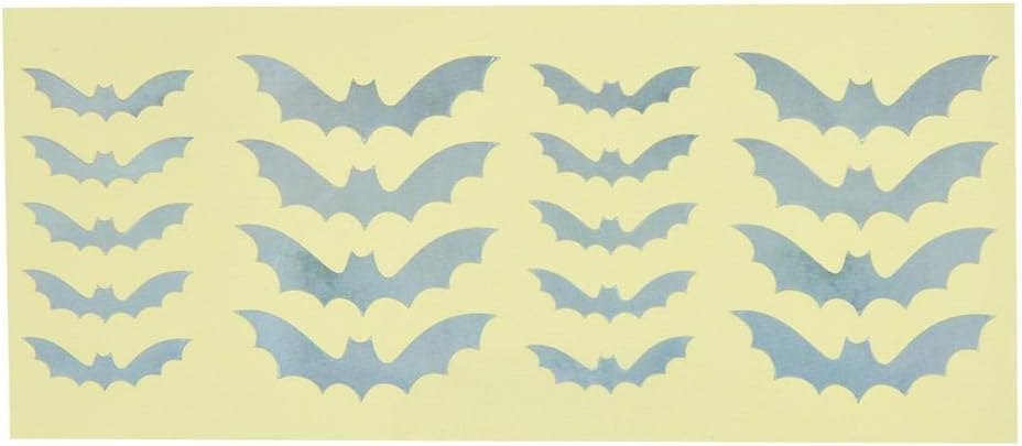 Guitar Fretboard Decor, Bat Pattern Inlay Stickers with Adhesive Design for Guitar Bass, and Ukulele Musical Instrument Accessories