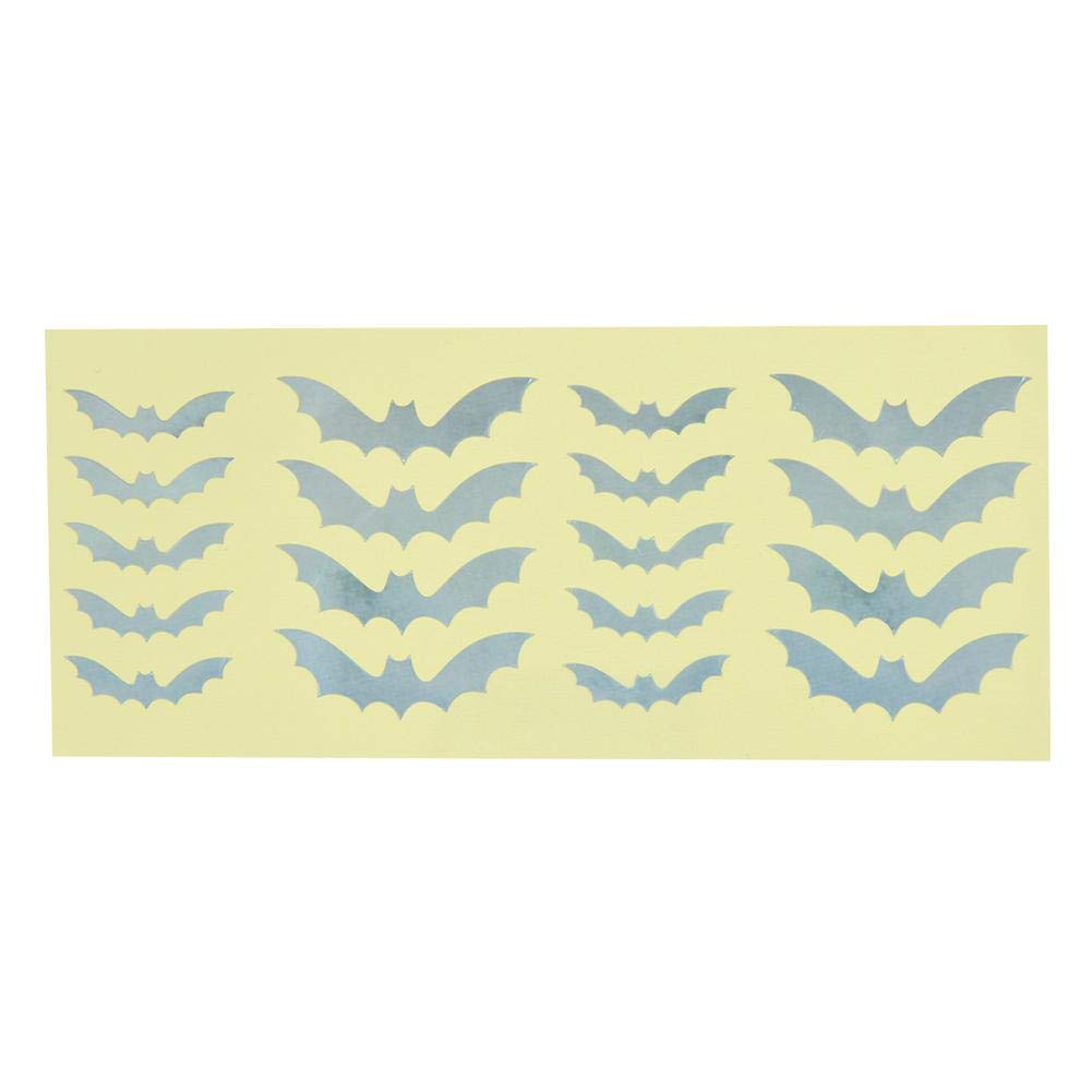 Guitar Fretboard Decor, Bat Pattern Inlay Stickers with Adhesive Design for Guitar, Bass, and Ukulele Musical Instrument Accessories