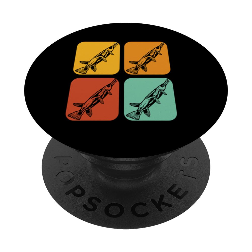 Vintage Love Alligator Gar Vintage Alligator Gar PopSockets Swappable PopGrip