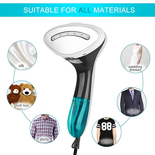 SHINE HAI Garment Steamer, Portable Handheld Fabric Steamer Fast Heat-up 1500W Powerful Garment Clothes Steamer with High Capacity for Home and Travel