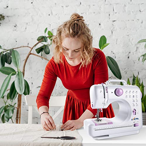 UKICRA Sewing Machine UFR505 Electric Mini Sewing Machines, 12