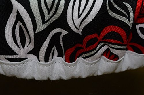 Eco-Friendly // Reusable // Bowl Covers // Set of 3 // Rockin Red Floral