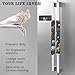 Sheskind Refrigerator Door Handle Cover Kitchen Appliance Decor Handles Antiskid Protector Gloves for Fridge Oven Keep Off Fingerprints,Liquid,Oil Stain,Food Spot,2 Pieces (14.5