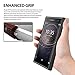 NageBee [Brushed] Case Compatible with Sony Xperia XA2 Ultra w/[Full Coverage Tempered Glass Screen Protector] Premium Heavy Duty Armor Defender Dual Layer Protective Shock Proof Case (Black)