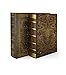 Bellagio-Italia Old World Book Box, Persian - Stores up to 144 DVDs, CDs, Blu-Rays or Valuables- Stores Cover Art - Acid Free Sheets