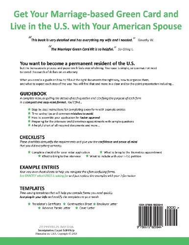 The Complete Marriage Green Card Kit: A Step-By-Step Guide With Templates and Tools to Becoming a Permanent Resident of the United States