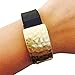 FUNKtional Wearables Roxanna Hammered Metal Charm for  Fitbit Charge/Charge HR, Gold
