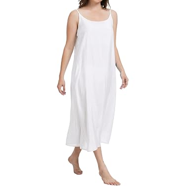 knee length dresses for ladies Merlette Midi Slip Dress in White