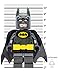 Lego Batman 9009327 Batman Kids Minifigure Alarm Clock | Black/Yelow | Plastic | 9.5 inches Tall | LCD Display | boy Girl | Official
