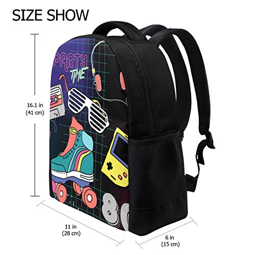 UMZONE Cool Casual Backpack Womens Convertible Crossbody Bag Messenger With Phoenix Printing (purple)