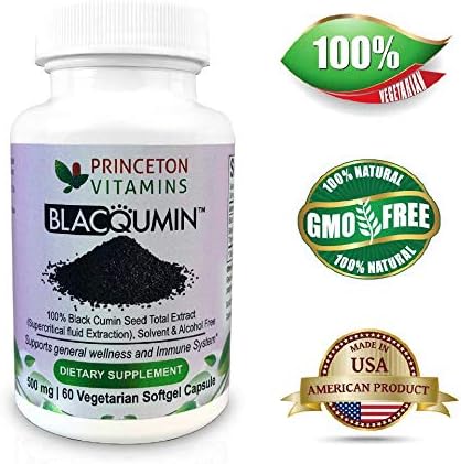 BlacQumin Black Seed Extract, 500 mg, Supercritical Fluid Extraction 60 Vegetarian Softgel Caps