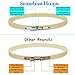Embroidery Hoop Kit for Cross Stitch (6 Pack) | Premium Round Bamboo Hoops | Bulk Adjustable Wooden Circle Set | 3 pcs of 4 inch & 3 pcs of 6 inch Rings
