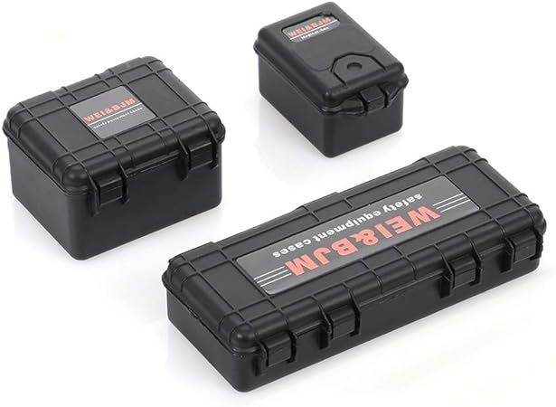 Amazon Goolsky 3個の装飾ツールボックス ネジガジェット収納ケース 1 10 Rcカー安全装備ケース Traxxas Hsp Redcat Rc4wdタミヤアキシャルrcトラック用 ラジコン ドローン 通販