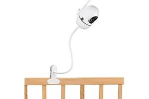 ANNKOIFU Flexible Baby Monitor Mount for HelloBaby HB65/HB40/HB6550/HB66/HB6339/HB6081/HB6550 Pro, ANMEATE SM935E, Baby Camera Holder Without Drilling, Attach Wherever You Want