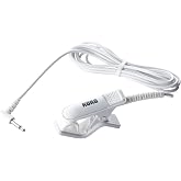 Korg CM400 - Clip-on Contact Mic w/ 3.5mm Mini Plug &amp; 5ft Cable - White