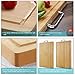 Large & Extra-Thick Bamboo Cutting Boards For Kitchen with Juice Groove-VUMM Organic Heavy Duty Chopping Board for Meat/Vegetables Fruits Serving Tray, Butcher Block, Carving Board, BPA Free