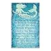 Wisdom From A Mermaid | Mermaid Beach Home Decor Wall Art | Stretched Canvas | Ready To Hang | 16 x 10 Inch