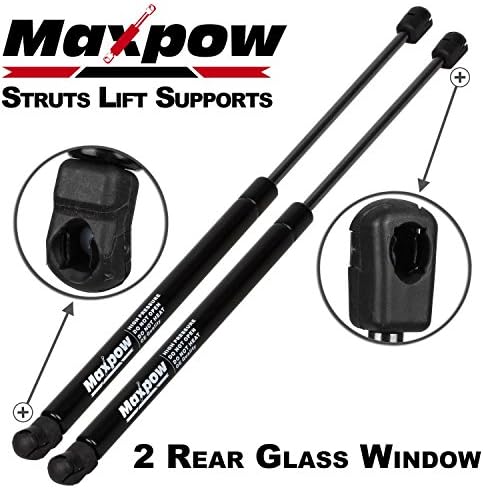 Maxpow 4139 Compatible With Ford Excursion 2000 2001 2002 2003 2004 2005 2WD Only Rear Window Glass Struts Lift Supports Struts Props Rods