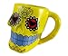 Things2Die4 3 Count Day of the Dead Sugar Skull 16oz Ceramic Figural Coffee Mugs