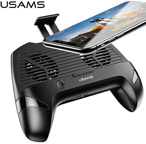 Universal Mobile Phone Game Cooling Handle Phone Holder Dual Fans Phone Game Heatsink Handle Emergency Charging Power Bank