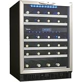 Danby DWC518BLS 5.1 Cu. Ft. 51-Bottle Silhouette Wine Cellar - Black/Stainless