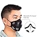 HUISEN Anti Pollution Smoke Face Mask N95 Dust Mask Cotton Respirator Muffle Washable with Adjustable Straps PM 2.5 for Allergy/Asthma/Travel/Cycling