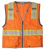 ML Kishigo 1511 Ultra-Cool Polyester Brilliant Series Heavy Duty Vest, Extra Large, Orange