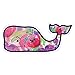 Vineyard Vines Colorful Flower Whale Stickers, Vinyl Decal - UV Protected & Waterproof, 2