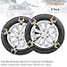 Heavy-Duty,Durable and Adjustable Tire Chains/Snow Chains for SUV/Truck/RV/ATV with Tire Width 205-275mm/8-10.8