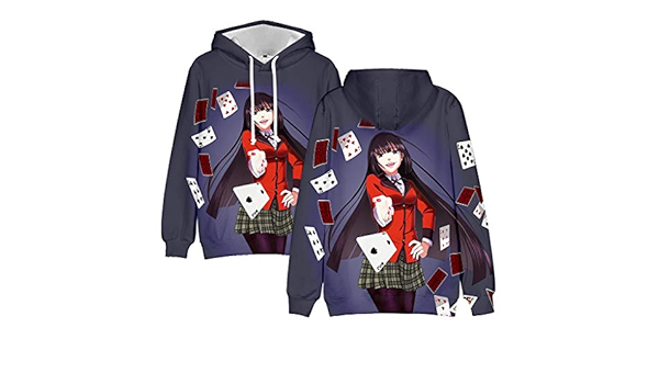 kakegurui moletom com capuz amazon