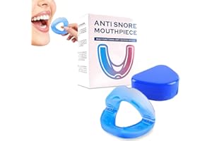 Trevalisse Anti Snoring Mouthpiece, Side Sleeper-Friendly, Universal Fit, Compact for Home & Travel Use, Ready to Use Out of 