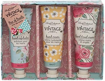 Body Collection Vintage Hand Cream Trio Gift Set New Fragrance Moisturising